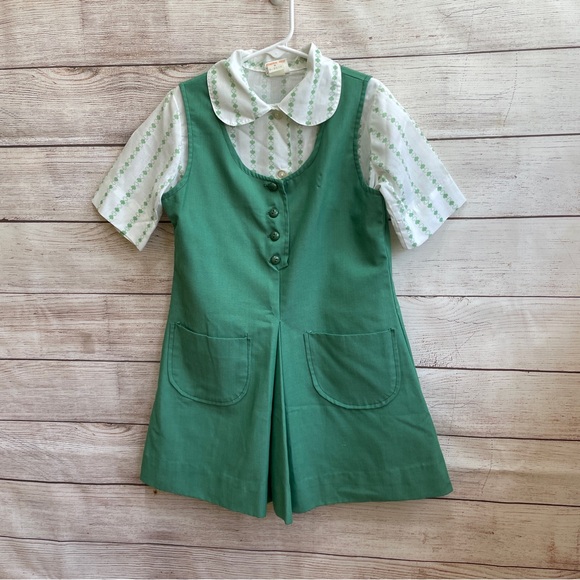 VINTAGE GIRL SCOUT JUMPER WITH MATCHING SHIRT - Picture 1 of 6